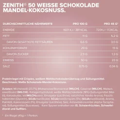 ZENITH® 50 Protein Riegel (45g)